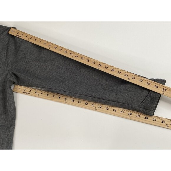 Helly Hansen Jacket Mens M Heather Gray Paramount Series Softshell Full Zip - Picture 16 of 16